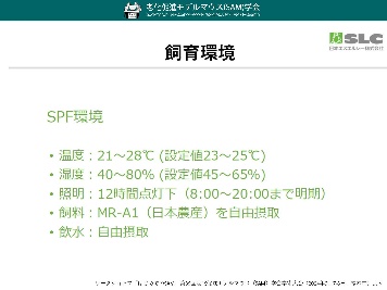 002_SAM飼育条件徴（SPF環境）